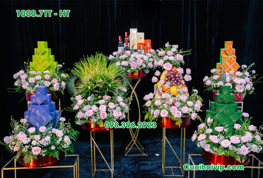 Tráp ăn hỏi 7 lễ tại long biên
