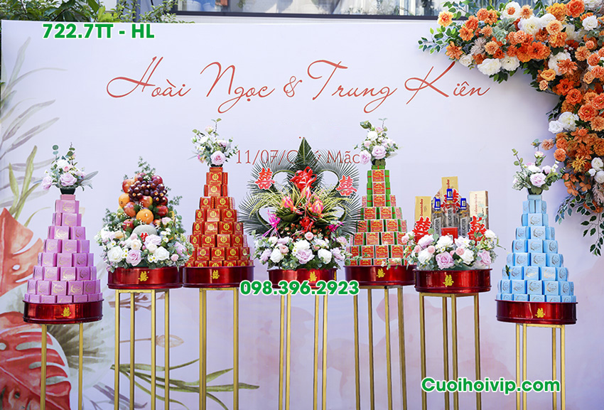 Tráp ăn hỏi 7 lễ tại long biên