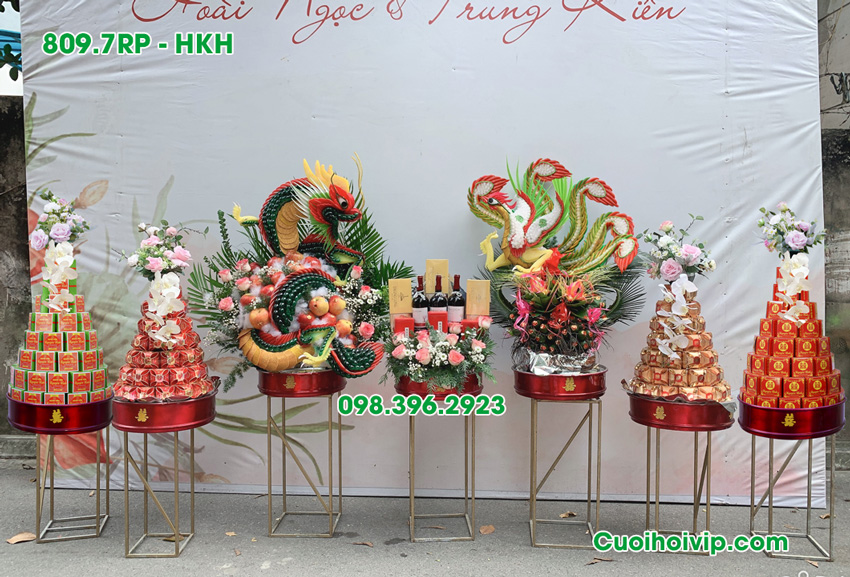 Tráp ăn hỏi 7 lễ tại long biên